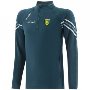 Kids Donegal GAA Weston Blue Half Zip Top