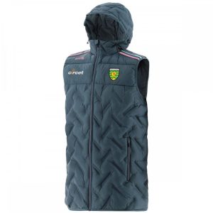Girls Donegal GAA Weston Dark Green Hooded Padded Gilet