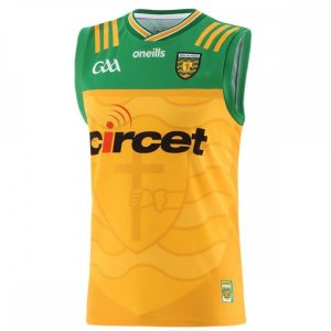 Adults Donegal GAA 2024 Yellow/Green Home Vest