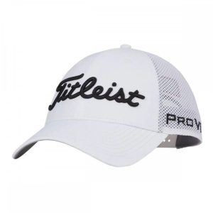 Tour Performance Mesh Cap White