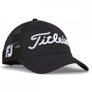 Tour Performance Mesh Cap Black