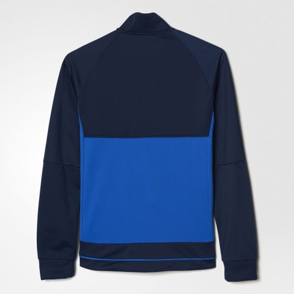 Boys Tiro 17 Training Jacket Blue/Navy