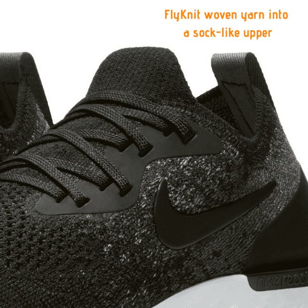 Men’s Epic React Flyknit Black Running Shoes