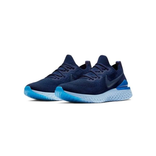 Men’s Epic React Flyknit 2 Blue Running Shoes