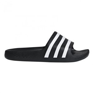 Kids Adilette Aqua Slides Black