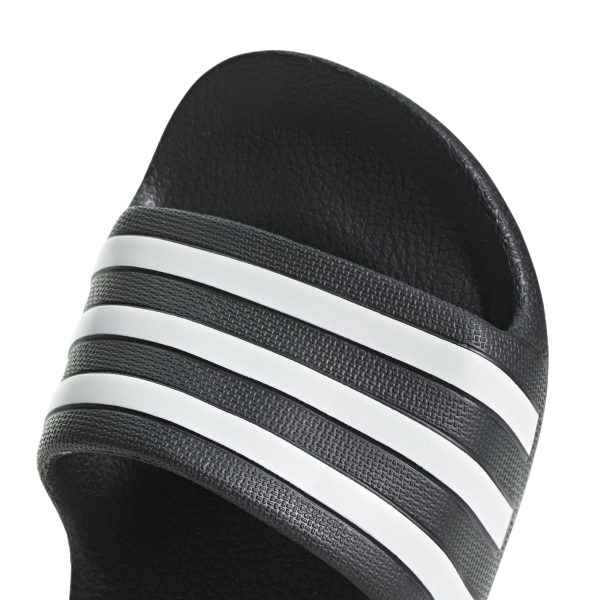 Kids Adilette Aqua Slides Black