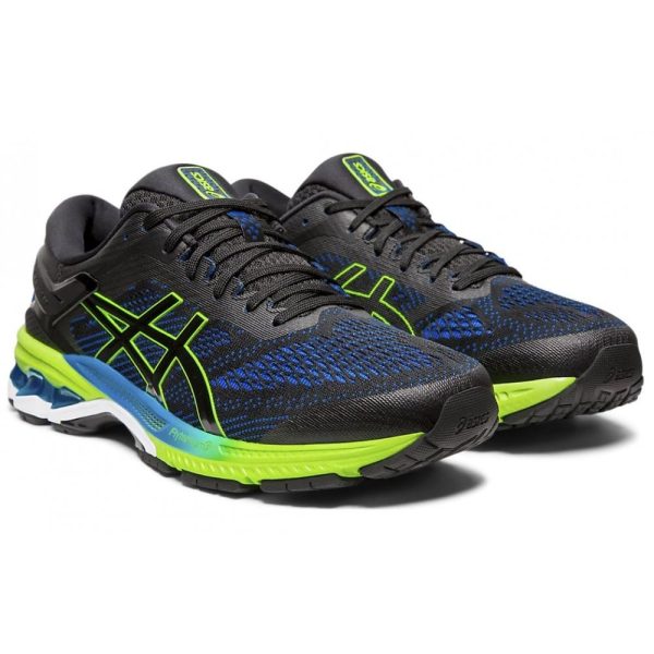 Men’s Gel-Kayano 26 Black/Green Running Shoes
