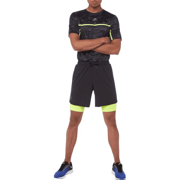 Men’s Allen III UX Lined Shorts Black/Yellow