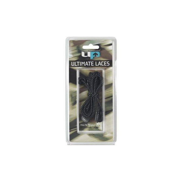 Reflective Lock Laces Black