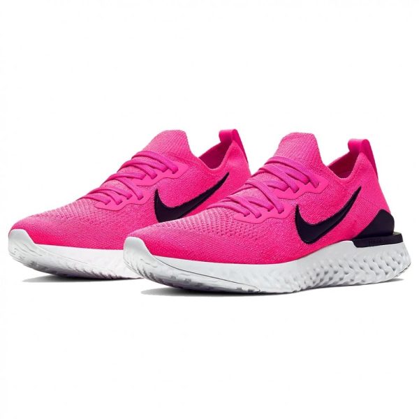 Women’s Epic React Flyknit 2 Pink Running Shoes