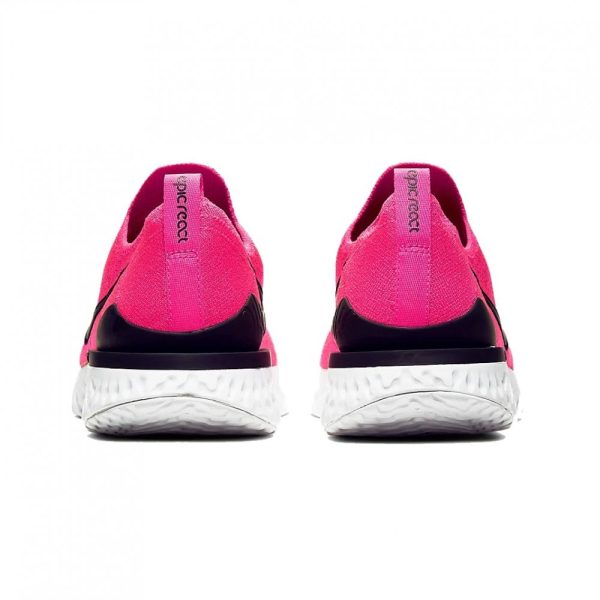 Women’s Epic React Flyknit 2 Pink Running Shoes