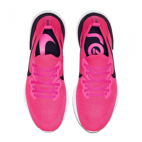 Women’s Epic React Flyknit 2 Pink Running Shoes