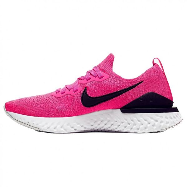 Women’s Epic React Flyknit 2 Pink Running Shoes
