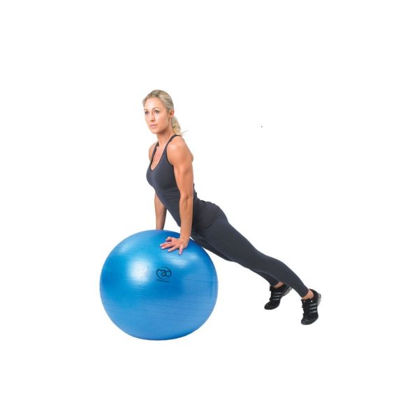 Swiss Ball 75cm – Includes Pump & Online Guide