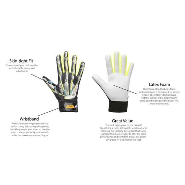 Bionix Gaelic Gloves Yellow/Black