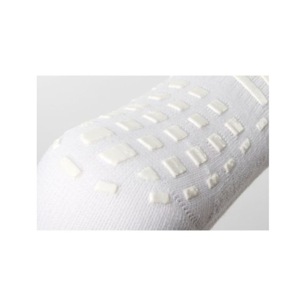 Classic Mid-Leg Grip Socks White