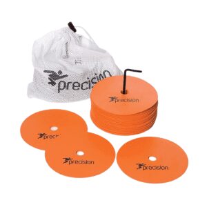 Round Rubber Marker Discs 15cm Orange x20