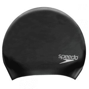 Long Hair Swim Cap Black