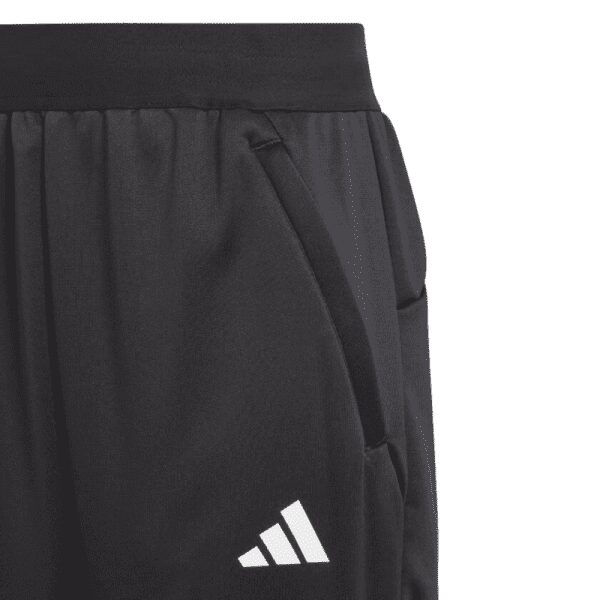 Kids Train Icons 3 Stripe Joggers Black