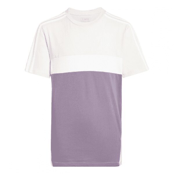 Girls Tiberio 3 Stripe T-Shirt Purple