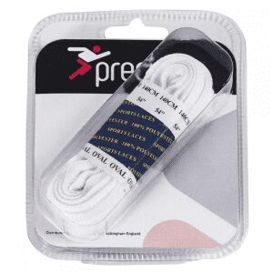 Precision Flat Laces White
