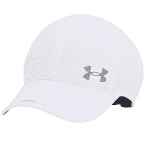 Womens UA Iso-Chill Launch Run Cap White