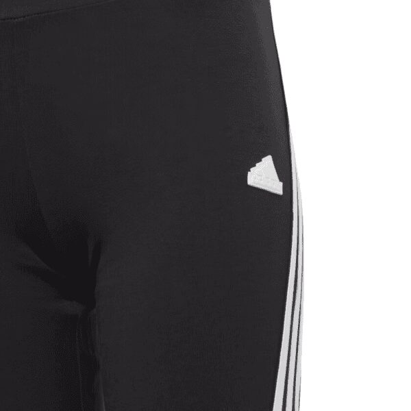 Girls Future Icons 3 Stripes Flared Leggings Black