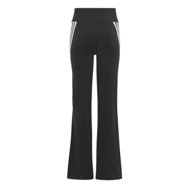 Girls Future Icons 3 Stripes Flared Leggings Black