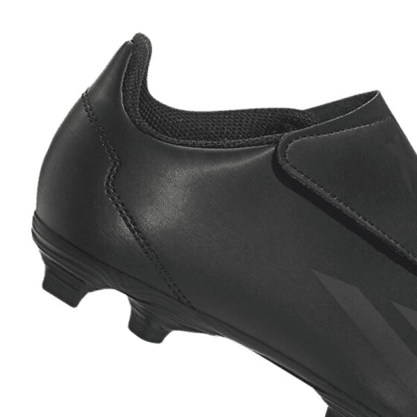 Junior Kids Crazyfast.4 Velcro FG Football Boots Black