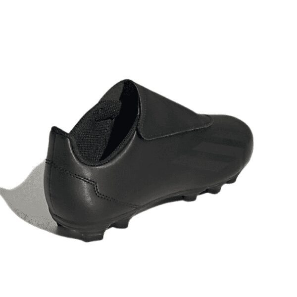 Junior Kids Crazyfast.4 Velcro FG Football Boots Black