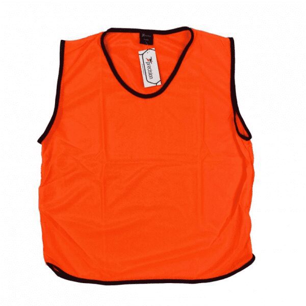 10 Pack Mesh Training Bib Orange