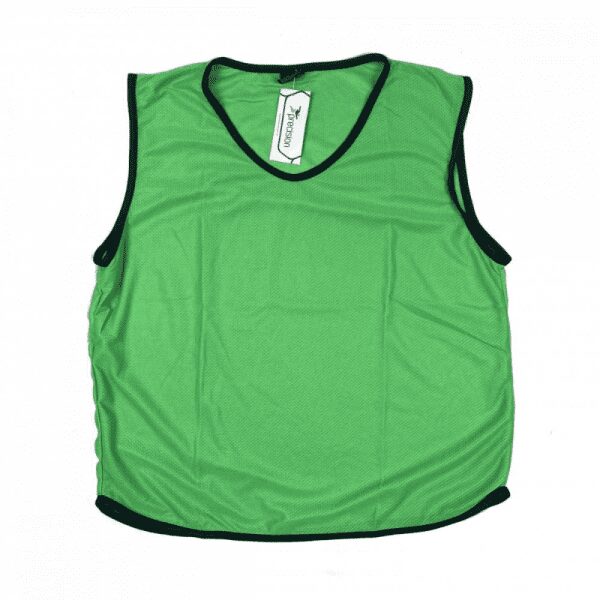 10 Pack Mesh Training Bib Green