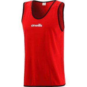 Single Mesh Training Bib Red
