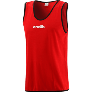 Single Mesh Training Bib Red