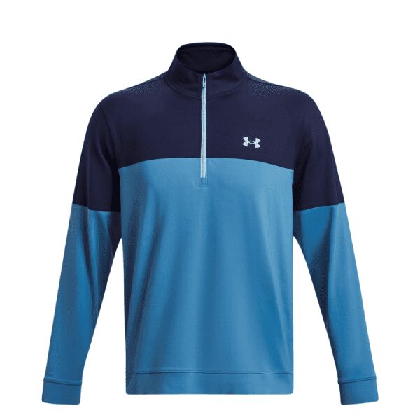 Mens UA Storm 1/2 Zip Blue