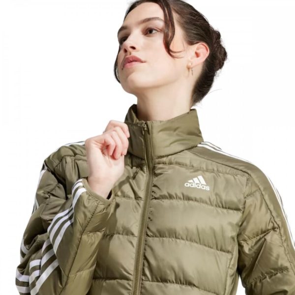 Womens 3 Stripe Light Down Jacket Green