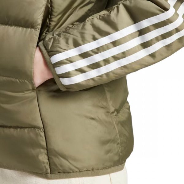Womens 3 Stripe Light Down Jacket Green