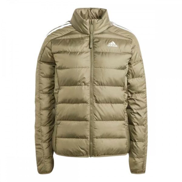 Womens 3 Stripe Light Down Jacket Green