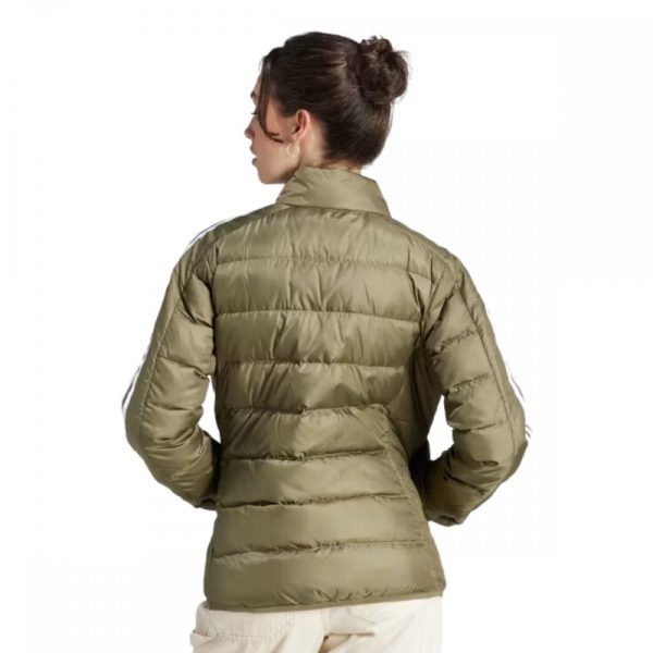 Womens 3 Stripe Light Down Jacket Green