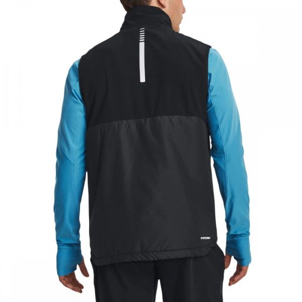 Mens UA Storm Session Run Vest Black