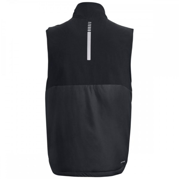 Mens UA Storm Session Run Vest Black