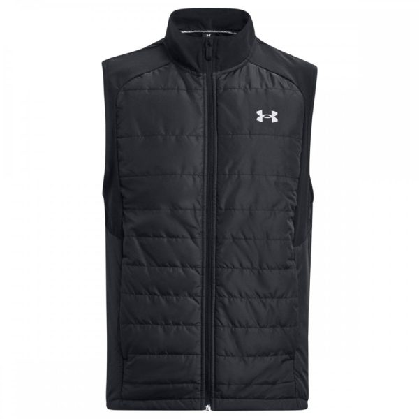 Mens UA Storm Session Run Vest Black