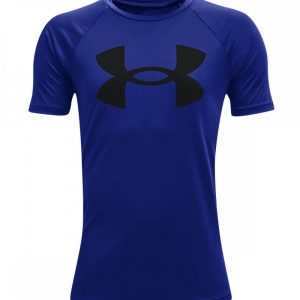 Boys Tech Big Logo T-Shirt Blue