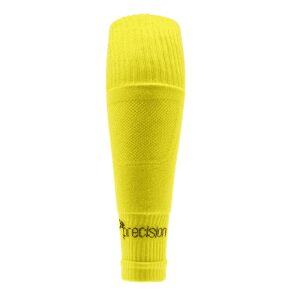 Plain Pro Footless Sleeve Socks Yellow Youth
