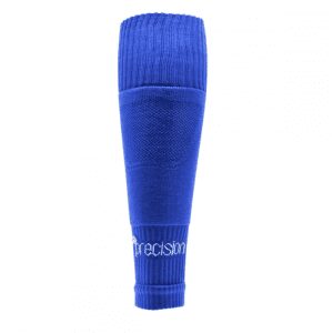 Plain Pro Footless Sleeve Socks Blue Senior