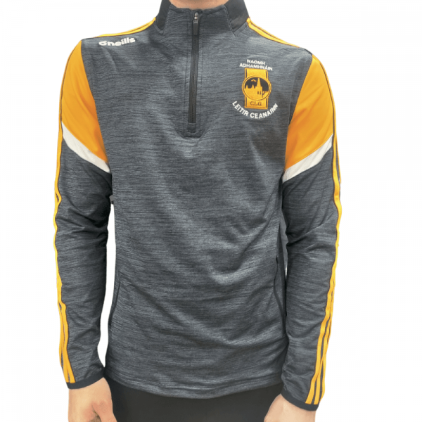 Adults St Eunans Portland Brushed Half Zip