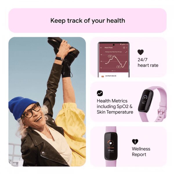 Inspire 3 Health & Fitness Tracker Lilac