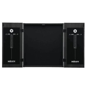 Maestro Black Square Dartboard Cabinet
