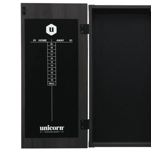 Maestro Black Square Dartboard Cabinet