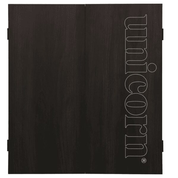 Maestro Black Square Dartboard Cabinet